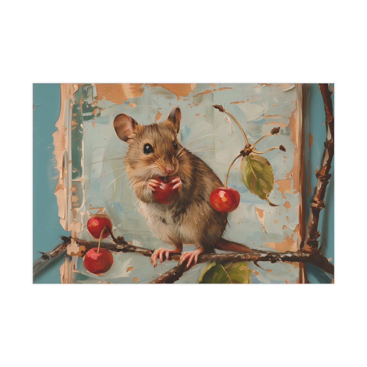 Door mouse and cherry