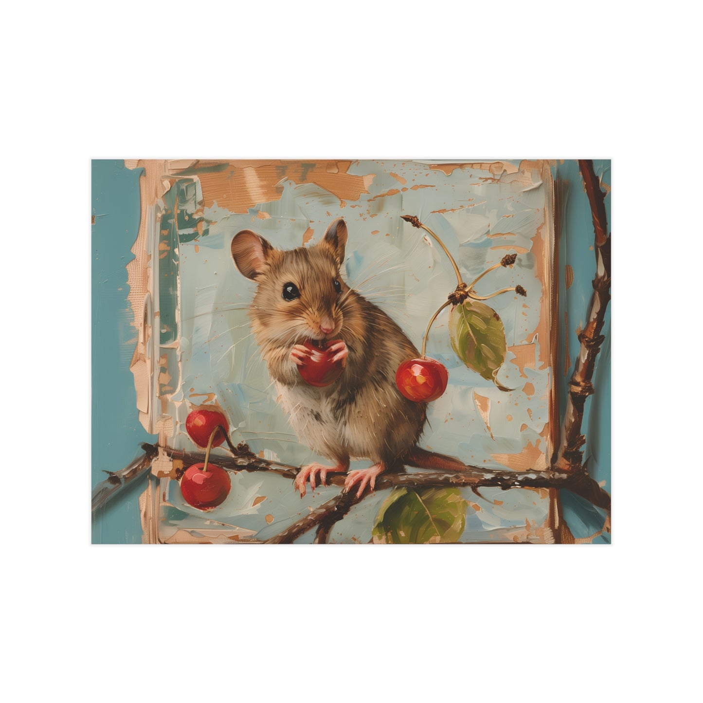 Door mouse and cherry